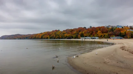 Autumn beach landscape in Gdynia © Filip Olejowski