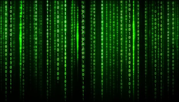 Binary code, background