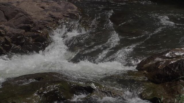Heo Lom Waterfall phato district chumphon province
high water volume