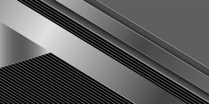 Black metal textured steel. Perforated metal sheet. Vector