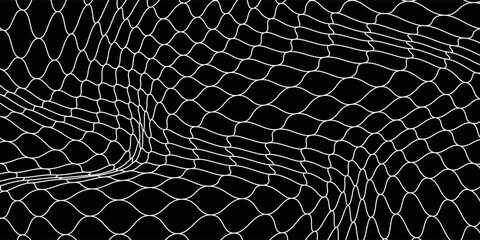 Mesh texture for fishing nets. Seamless pattern for sportswear or soccer goal, volleyball net, basketball hoop, hockey, athletics. Abstract net background for sports © Haikal