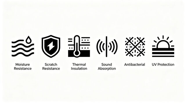 Moisture resistant, scratch resistant, heat-insulating, sound-absorbing, antibacterial, and sun resistant, comprehensively strengthening the comprehensive protection ability of home decoration materia