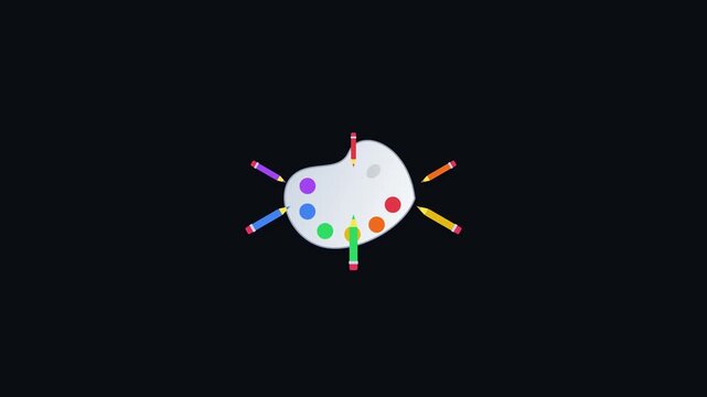 Creative Art and Design Concept Animation