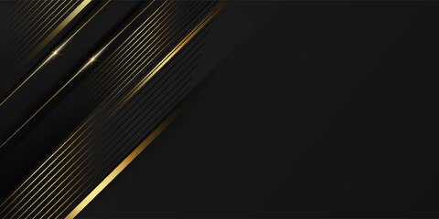 Orange abstract background. Minimal pattern. Vibrant gradient geometric lines. Modern design. Suit for banner, cover, business, flyer, poster, website, brochure, corporate © zane