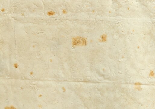 Detailed view on pita bread texture background. Armenian pita bread unleavened flat bread