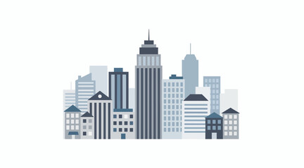 Fototapeta premium city skyline, modern buildings