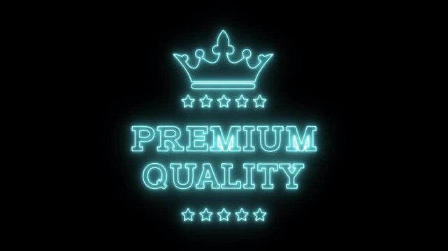 Premium quality animated neon 4k video	