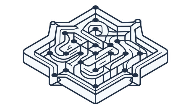 Complex Maze Puzzle