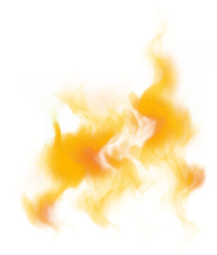 Abstract Fire Flame Smoke Overlay Transparent PNG Background Element