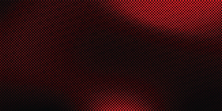 Abstract red halftone dots pattern vector background for pop art comic poster, esports gaming banner, and dramatic action design