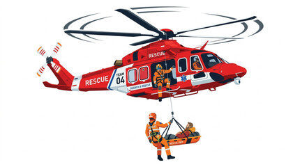 helicopter vector illustration © sadia