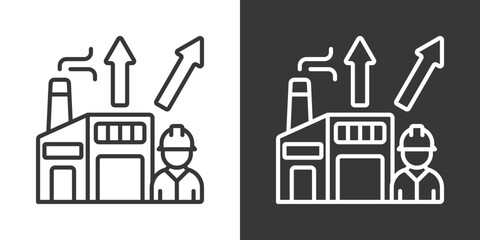 Obraz premium Plant Expansion Icon Set Vector Collection Isolated In Black And White