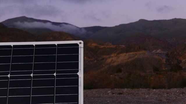 Solar photovoltaic panels, charging batteries.