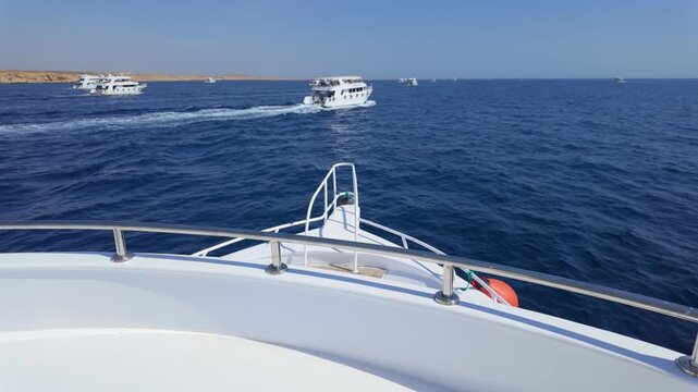 Sailing in Ras Mohammed National Park, South Sinai, Egypt