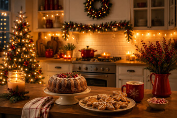 Fototapeta premium Comidas de Natal, Cozinha de Natal