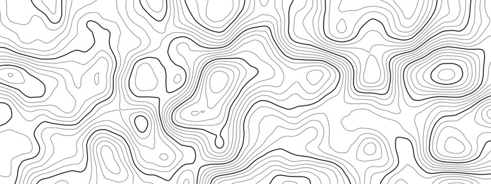 Radar and sonar charts of ocean floor with topographic patterns. Nautical navigation background world map on radar screen. Vector lines and sea bottom topography vector illustration.