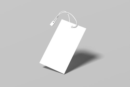 Label Tag Blank Mockup