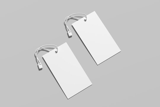 Label Tag Blank Mockup