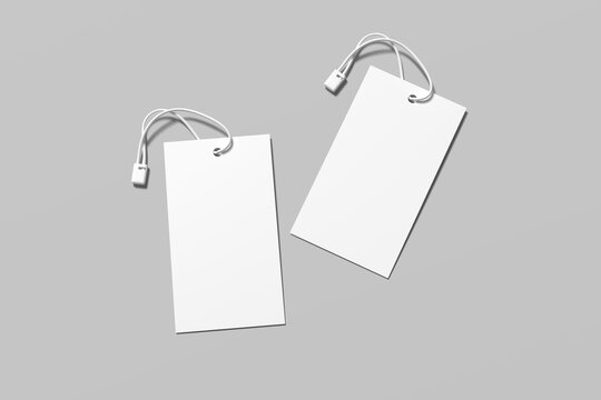 Label Tag Blank Mockup