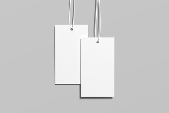 Label Tag Blank Mockup