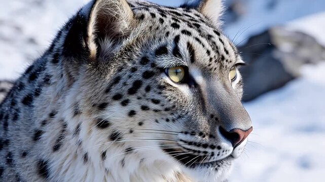 portrait of a leopard