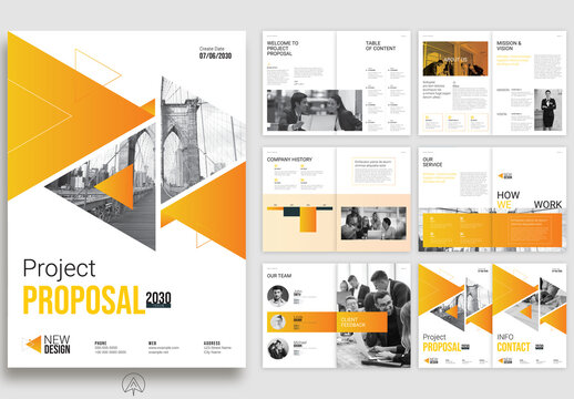 Project Proposal Brochure Layout