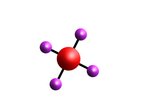 molecule 3d render