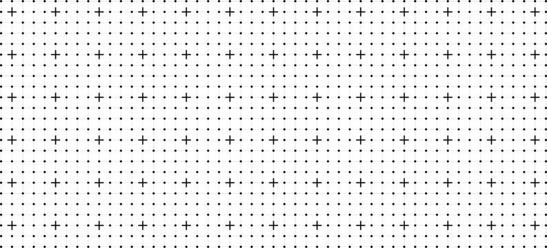 Seamless square grid paper texture with precise graph lines. Blank graph paper background pattern for engineering, architecture, technical drawing, mathematics, notebook pages, drafting and printing