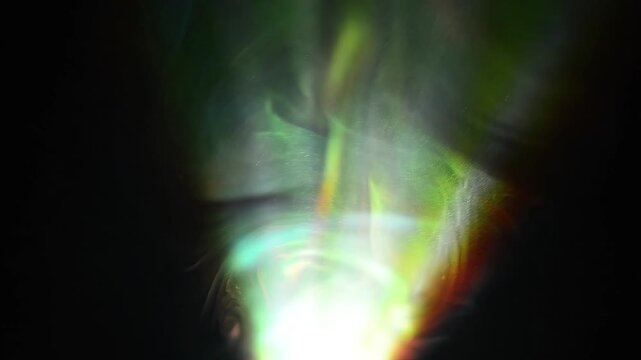 Smoke Spotlight Yellow Green Blue Red Background