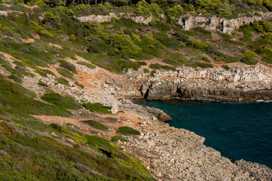 porto Selvaggio nature reserve on the Adriatic coast of Puglia