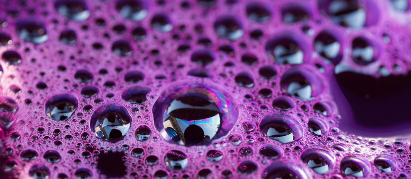 Grape juice close up during the autumn harvest. Traditional old technique of wine making. Filtering grape must.