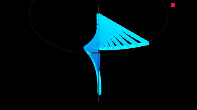 The Ekman Spiral: A 3D vector model showing the wind-driven, spiraling deflection of subsurface water layers