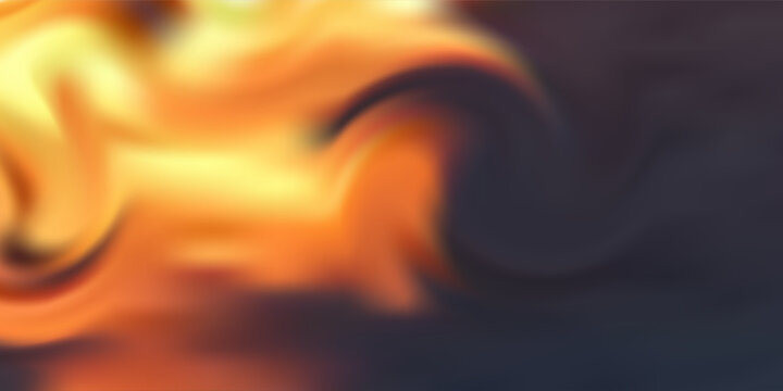 Abstract Swirling Fire Flames Background With Warm Orange Glow And Motion Energy