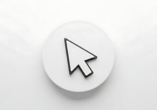 Modern computer mouse click cursor icon