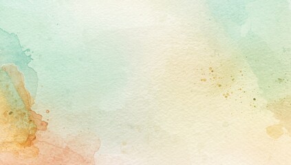 Fototapeta premium Soft Abstract Watercolor Background in Pastel Shades with Subtle Texture
