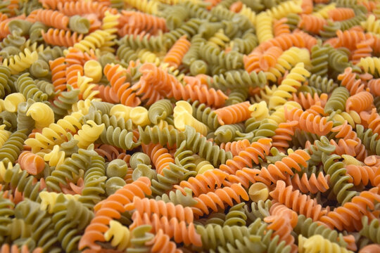 Background image of colorful spiral paste
