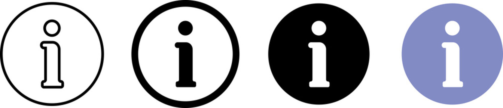 Information icon. Info symbol. Simple pictogram for help, guidance, details, notice, knowledge, support.