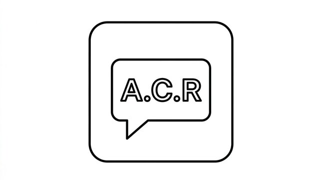 acr speech bubble icon