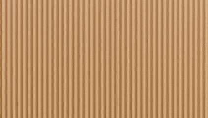 Fototapeta premium Textured Cardboard Material with Vertical Ridges in Warm Beige Tone