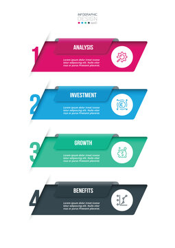 Business work flow  infographic template.