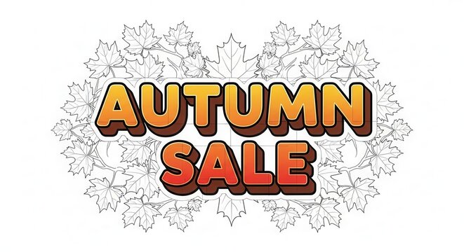 autumn sale text