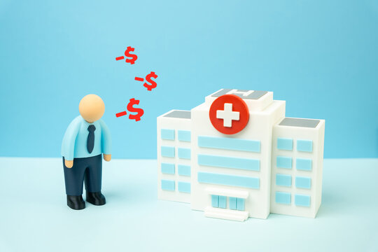 An office worker loses money with poor health insurance. Upgrading health insurance with better coverage.