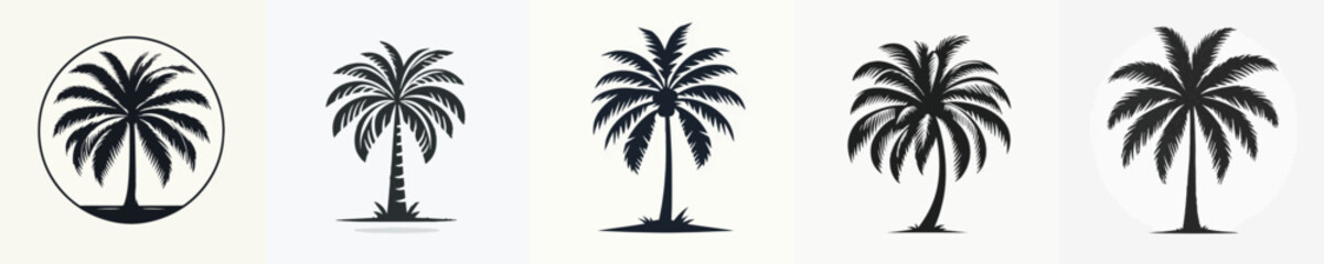 Fototapeta premium Coconut Tree Vector Illustration