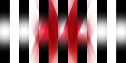 Fototapeta premium Abstract background with vertical stripes and vibrant red light