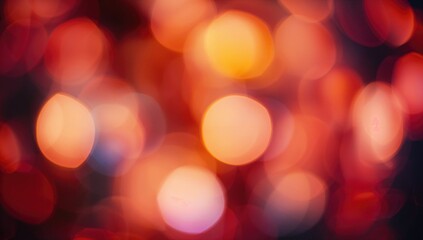 Fototapeta premium Colorful Bokeh Background with Warm Tones and Soft Focus