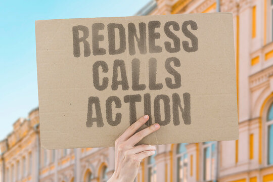 "Redness Calls Action" Inflamed or sore eyes require immediate response. EYE. REDNESS. CALLS. ACTION. RESPONSE.