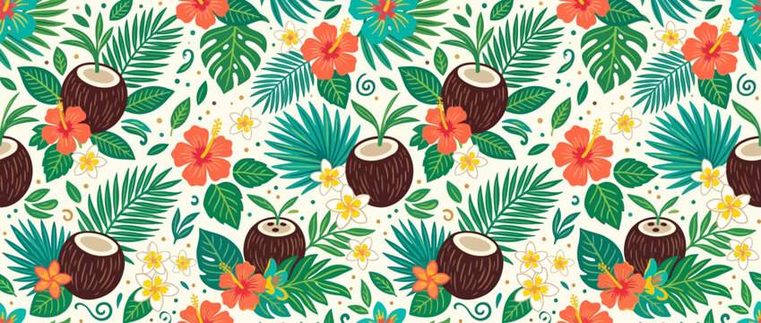 Seamless background pattern featuring cartoon fantasy war and strategy game icons