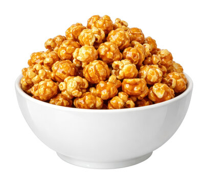 PNG Sweet caramel popcorn bowl