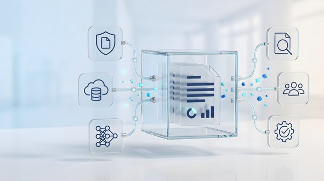 Secure enterprise information portal centralizing corporate data sharing and artificial intelligence cloud integration