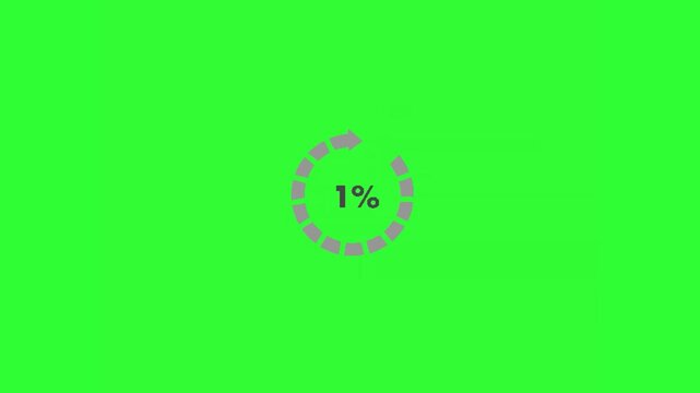 Animated numeric loading indicator for UI, apps, and digital interfaces.
